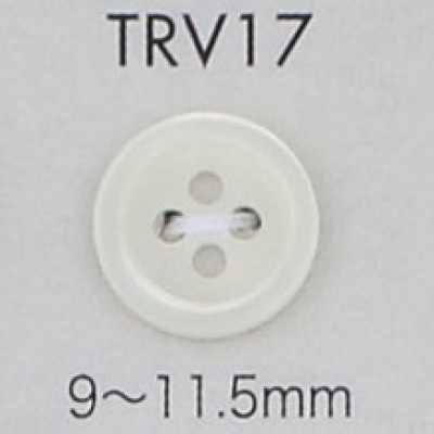 TRV17 四孔帶邊貝殼鈕扣