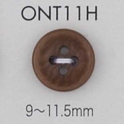 ONT11H 天然材質 可羅佐象牙果 四孔鈕扣