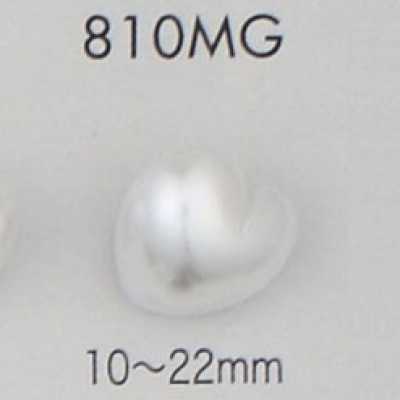 810MG 珍珠感 尿素材質 金色有柄鈕扣