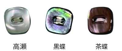 470 兩孔 無邊 貝殼鈕扣