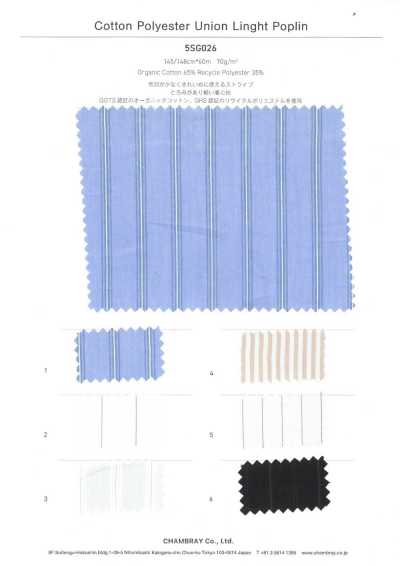 5SG026 棉聚酯纖維府綢