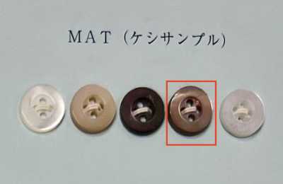 EX600MAT 茶蝶貝 正面四孔 貝殼鈕扣 啞光