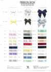 RIBBON-BOW-SAMPLE RIBBON BOW樣卡