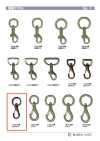TRIGGER-SNAP-HOOK-4 圓頭 豆阿米納斯 12mm