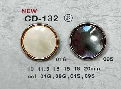 CD-132 金屬鈕扣 背面腳 邊緣有
