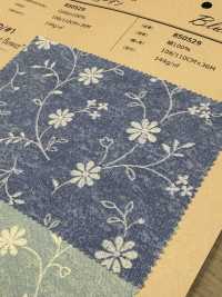 850529 坯布藍色花園蕾絲花[布料] VANCET 更多照片
