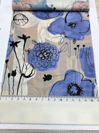 1026-605-1 60精紡細布9088觸摸花[布料] HOKKOH北高 更多照片