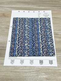 7026-615-2 60精紡細布條紋花卉圖案[布料] HOKKOH北高 更多照片