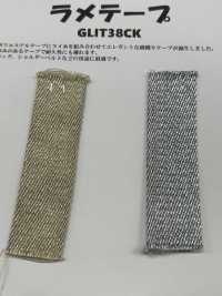 GLIT38CK 聚酯纖維閃光膠帶 2.5 毫米厚 38 毫米寬[緞帶、帶、繩子] 更多照片