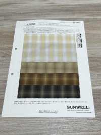 45080 Maruude 棉 50線平紋布暈色格紋[羈扣] SUNWELL三維爾 更多照片
