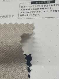 CHL-6349 麻不均勻線亨利衫再生水洗加工[布料] 桑村紡織 更多照片