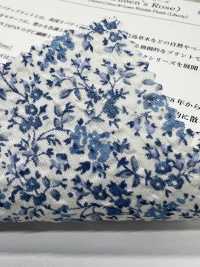 KCP807MWL-DK-9 80精紡細布棉質草坪布奇蹟波浪自由印花魯本斯玫瑰[布料] 小紋工房(宇仁纖維) 更多照片