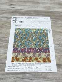 KCP807MWL-DK-12 棉質 80精紡細布奇蹟波浪自由印花 Suzanne[布料] 小紋工房(宇仁纖維) 更多照片