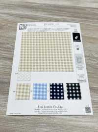 KCP808HRP-D711 80 %棉 Lone Hanna 波紋印花[布料] 小紋工房(宇仁纖維) 更多照片