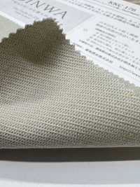 KKC176 和紙混紡有機棉斜紋染料[布料] 小紋工房(宇仁纖維) 更多照片