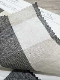 KKC907-D1 棉質天絲紗線色織抽褶格紋[布料] 小紋工房(宇仁纖維) 更多照片