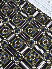 KKP1401-58D-DBK-258 女性化的寬幅雙縐[布料] 小紋工房(宇仁纖維) 更多照片