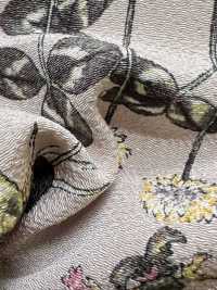 KKP2338-DB-12 絲縐Chirimen®[布料] 小紋工房(宇仁纖維) 更多照片