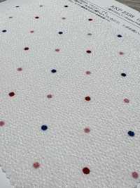 KKP2338-DB-43 絲縐Chirimen®[布料] 小紋工房(宇仁纖維) 更多照片