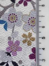 KKP2338-DHM-108 Futako 絲縐多色印花[布料] 小紋工房(宇仁纖維) 更多照片