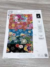 KKP2338-DHM-102 絲縐Chirimen®[布料] 小紋工房(宇仁纖維) 更多照片