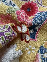 KKP2338-DHM-90 絲縐Chirimen®[布料] 小紋工房(宇仁纖維) 更多照片