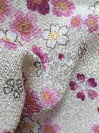 KKP2338-DHM-84 絲縐Chirimen®[布料] 小紋工房(宇仁纖維) 更多照片