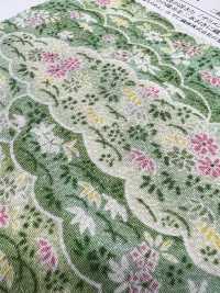 KKP2338-D-KUMONIHANA 二子絲縐雲與花[布料] 小紋工房(宇仁纖維) 更多照片