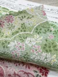 KKP2338-D-KUMONIHANA 二子絲縐雲與花[布料] 小紋工房(宇仁纖維) 更多照片