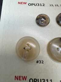 OPU312 水牛角四孔樹脂紐扣[羈扣] Osaka Plastic Industries（DAIYA BUTTON） 更多照片