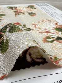 KKP2338-D-KIKUNOMAI 二子絲縐菊花舞[布料] 小紋工房(宇仁纖維) 更多照片