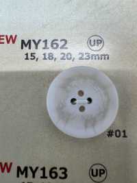 MY162 水牛角四孔樹脂紐扣[羈扣] Osaka Plastic Industries（DAIYA BUTTON） 更多照片