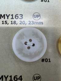 MY163 水牛角四孔樹脂紐扣[羈扣] Osaka Plastic Industries（DAIYA BUTTON） 更多照片