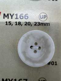 MY166 水牛角四孔樹脂紐扣[羈扣] Osaka Plastic Industries（DAIYA BUTTON） 更多照片