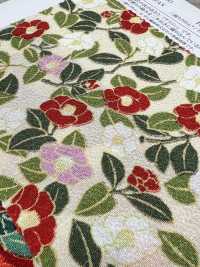 KKP2338-D-KOTUBAKI 二子絲縐小椿[布料] 小紋工房(宇仁纖維) 更多照片