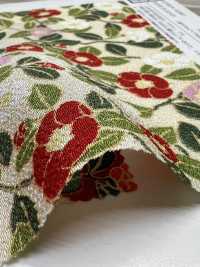 KKP2338-D-KOTUBAKI 二子絲縐小椿[布料] 小紋工房(宇仁纖維) 更多照片