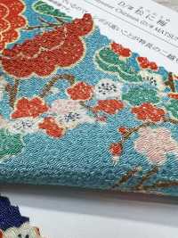 KKP2338-D-MATUNIUME 二子絲縐松梅[布料] 小紋工房(宇仁纖維) 更多照片