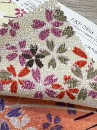 KKP2338-D-KUSAZAKURA 二子絲縐草櫻[布料] 小紋工房(宇仁纖維) 更多照片