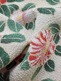 KKP2338-D-MTSUBAKI 二子絲縐椿宮子[布料] 小紋工房(宇仁纖維) 更多照片