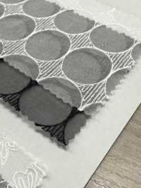 SLC8567 SLC 8567（圓形）真絲歐根紗蕾絲[布料] 古山 更多照片