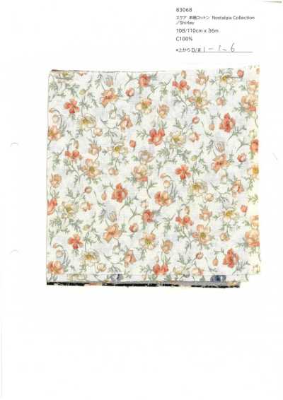 83068 SEVENBERRY® 平紋布 未漂白棉 懷舊系列 / Shirley