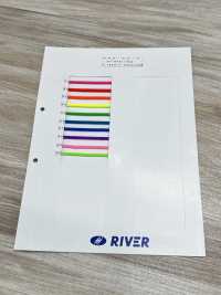 A-1000 Melacool 圓繩子，八股[緞帶、帶、繩子] RIVER 更多照片