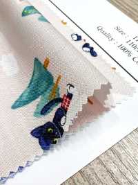 AP55203-DR 繪本動物坯布（對折）[布料] Cosmo Textile 更多照片