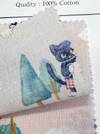 AP55203-DR 繪本動物坯布（對折）[布料] Cosmo Textile 更多照片