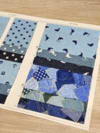 AP25501 丹寧布風格雙層紗布（圓卷）[布料] Cosmo Textile 更多照片