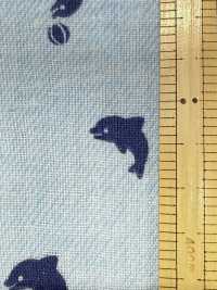 AP25501 丹寧布風格雙層紗布（圓卷）[布料] Cosmo Textile 更多照片