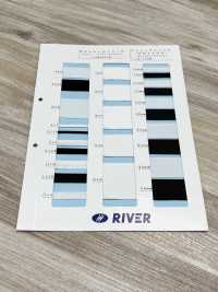 350 R彈性系列[緞帶、帶、繩子] RIVER 更多照片