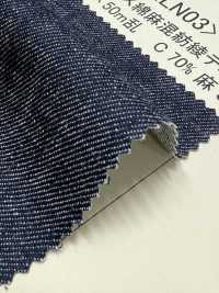 NLN03 10盎司麻混紡斜紋丹寧布[布料] DUCK TEXTILE 更多照片