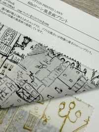 28116 60線精紡細布風景印花布[布料] SUNWELL 三維爾 更多照片