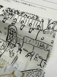 28116 60線精紡細布風景印花布[布料] SUNWELL 三維爾 更多照片